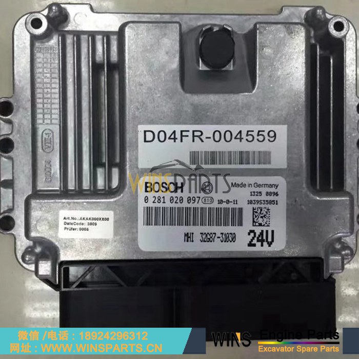 32G87-31030 VA32G8749350 三菱D04FR 发动机 电脑板 ECU