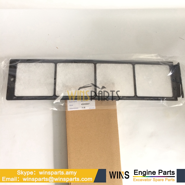 4S00687 4445864 <a href=//lifecity2021.com/riliwajueji.html target='_blank'>日立</a> 挖掘机空调滤芯