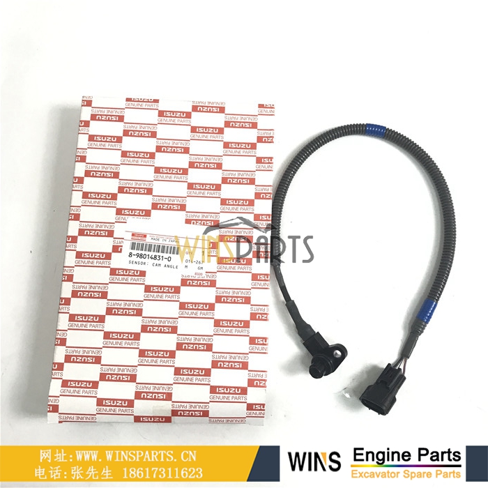 8-98014831-0 8980148310 日本五十铃原装4HK1 6HK1发动机凸轮轴转速传感器用于<a href=//lifecity2021.com/riliwajueji.html target='_blank'>日立</a> ZX350-3 ZX200-3 ZX330-3 ZX220W-3挖掘机配件