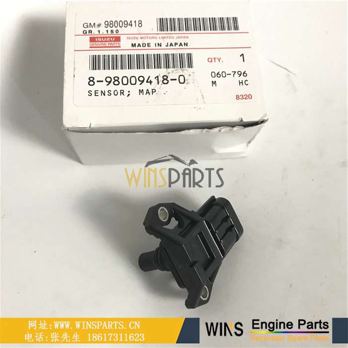 8980094180 8-98009418-0 五十铃 6HK1 6WG1 6UZ1发动机 压力传感器 升压传感器 用于<a href=//lifecity2021.com/riliwajueji.html target='_blank'>日立</a> ZX250LC-5B ZX350LC-5B ZX670LC-5B ZX470LC-5B挖掘机电器控制 配件