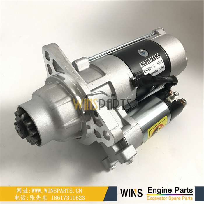 VAME152487 ME152487 405637A1 M9T60171 日本<a href=//lifecity2021.com/Engine-Mitsubishi.html target='_blank'>三菱</a>6D24 OEM 6D24T启动马达 11齿 起动机 用于神钢 加藤 三一挖掘机配件