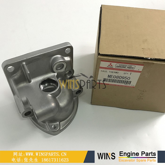 ME080950 VAME080950 ME051714 VAME051714 <a href=//lifecity2021.com/Engine-Mitsubishi.html target='_blank'>三菱</a>6D24 6D34 6D31 发动机节温器 底坐座子 外壳用于神钢SK200-6 SK210-6 SK230挖掘机配件