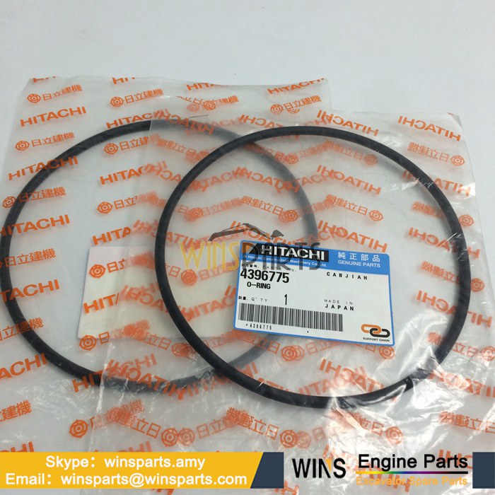 4396775 4396774 原装日本 <a href=//lifecity2021.com/riliwajueji.html target='_blank'>日立</a>行走马达 油封 密封圈 O型圈 橡胶圈 用于日立 ZX240-3 ZX250-3 ZX280LC-3 ZX350-3 ZX330-3F挖机配件