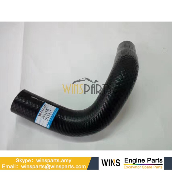ME442247 神钢 <a href=//lifecity2021.com/Engine-Mitsubishi.html target='_blank'>三菱</a> 上水管 下水管 散热器 管道 液压 管 连接橡胶管 用于三一 SY385 SY405 SY465挖机配件