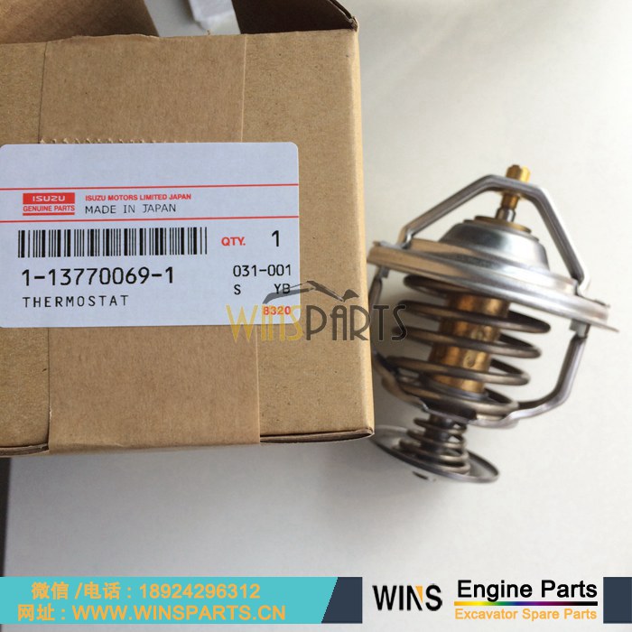 1137700691 1-13770069-1 113770-0691 1-13770-069-1 五十铃6SD1发动机 节温器 恒温器用于<a href=//lifecity2021.com/riliwajueji.html target='_blank'>日立</a>EX300-2, EX300-3, EX300-3C, EX300-3HHE, EX300-5挖掘机配件