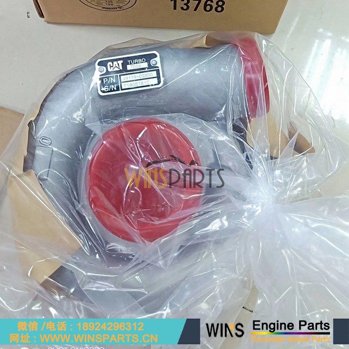 49179-02300 4917902300 <a href=//lifecity2021.com/Engine-Mitsubishi.html target='_blank'>三菱</a> 卡特 S6K C6.4 S4K C4.2 发动机 增压器 用于卡特E320B E320C 挖掘机配件