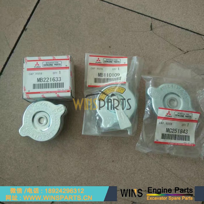 MB221633 MB110109 MC251843 原装 <a href=//lifecity2021.com/Engine-Mitsubishi.html target='_blank'>三菱</a> 发动机 油箱盖 水箱盖 散热器盖子 用于神钢<a href=//lifecity2021.com target='_blank'>挖掘机配件</a>