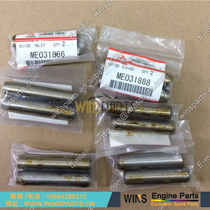  ME031886 ME031888 VAME031886 VAME031888 <a href=//lifecity2021.com/Engine-Mitsubishi.html target='_blank'>三菱</a>发动机进气门导管 排气门导管用于神钢4D31 6D31 6D16 6D14 挖掘机配件