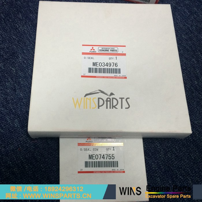 ME034976 ME074755 VAME034976 VAME074755 原装 <a href=//lifecity2021.com/Engine-Mitsubishi.html target='_blank'>三菱</a>6D15T 6D15 6D16-T 发动机 曲轴油封 曲前油封 密封圈 用于神钢<a href=//lifecity2021.com target='_blank'>挖掘机配件</a>