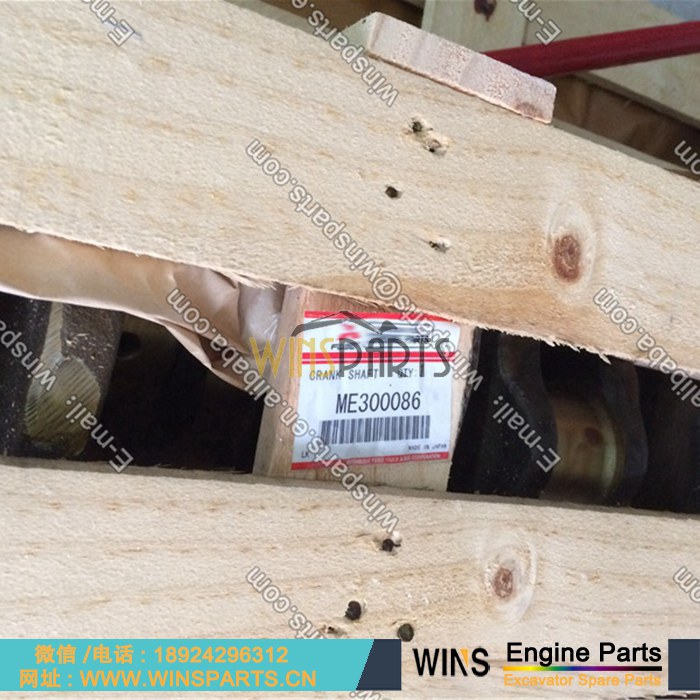 ME300086 VAME300086 原装进口 日本 <a href=//lifecity2021.com/Engine-Mitsubishi.html target='_blank'>三菱</a> 6D34 6D34T 发动机 曲轴总成 神钢 SK250LC-6 SK210LC-6 SK235SR-1ES SK235SRNLC-1ES SK200-6ES挖机配件