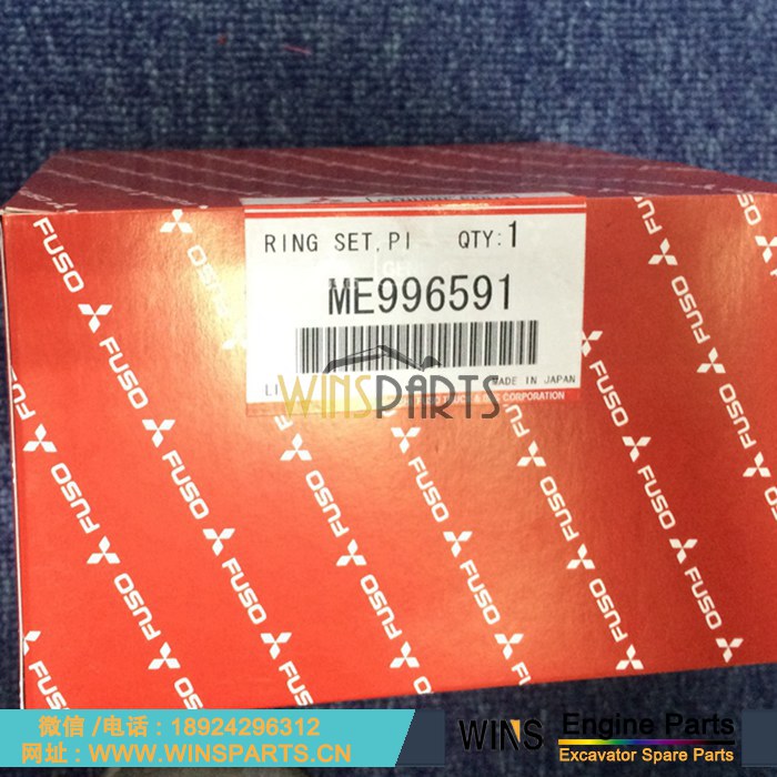 ME996591 ME997467 ME997999 ME999549 原装 <a href=//lifecity2021.com/Engine-Mitsubishi.html target='_blank'>三菱</a> 6D16T 6D16 发动机 活塞环 套装 总成用于神钢<a href=//lifecity2021.com target='_blank'>挖掘机配件</a>