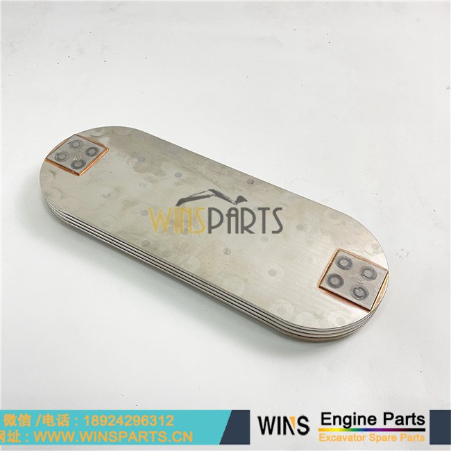 8-97334100-2 8973341002 8-97334100-1 原装 五十铃4HK1 机油散热器芯 用于<a href=//lifecity2021.com/riliwajueji.html target='_blank'>日立</a> ZX200-3 ZX210-3 ZX240-3 约翰迪尔245GLC 230GW 190GW 挖掘机配件