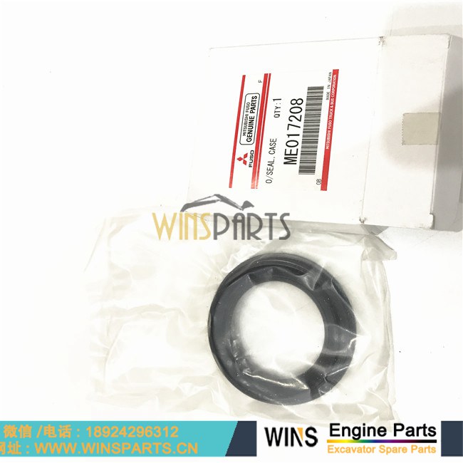 ME017208 ME013480 VAME013480 VAME017208 <a href=//lifecity2021.com/Engine-Mitsubishi.html target='_blank'>三菱</a> 发动机 曲轴油封 前油封 后油封 密封圈 用于神钢 SK200-5 SK200LC-5 挖掘机配件