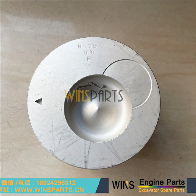 ME078503 ME078502 日本 <a href=//lifecity2021.com/Engine-Mitsubishi.html target='_blank'>三菱</a> 6D16 6D16T 发动机活塞 四配套 活塞组件用于神钢 挖机 配件