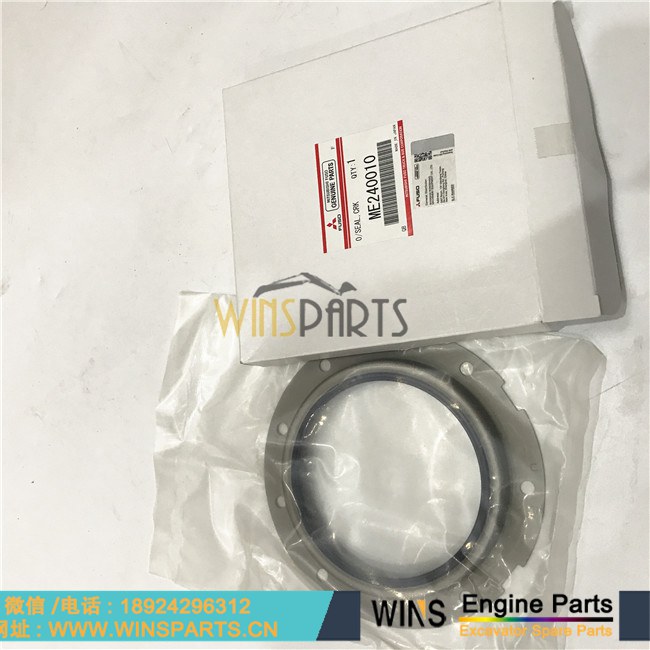 ME240010 VAME240010 日本原装<a href=//lifecity2021.com/Engine-Mitsubishi.html target='_blank'>三菱</a> 6D34 6D31发动机 曲轴骨架油封 密封圈 NOK 油封用于神钢SK200-6 SK250LC-6E SK160LC SK210LC-6E SK200LC-6挖掘机配件