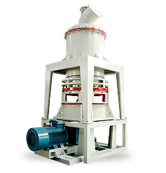 压力弹簧靠拉力杆紧紧的压在磨辊轴承室的悬臂外端上