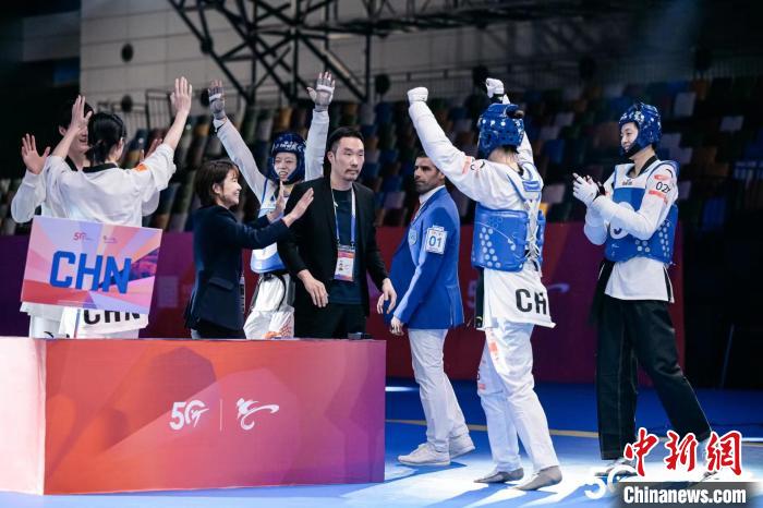 无锡世界跆拳道团体世界杯总决赛，中国队夺得