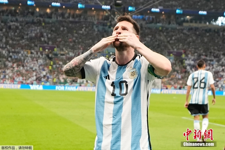 梅西双响助阿根廷逆转墨西哥 法国提前锁定淘汰